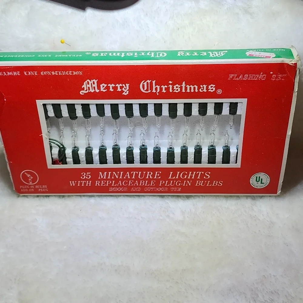 Vintage New in box Christmas Lights